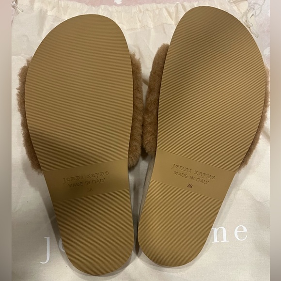 NWT JENNI KAYNE Shearling Slide Sandal Size 38 - Picture 7 of 7